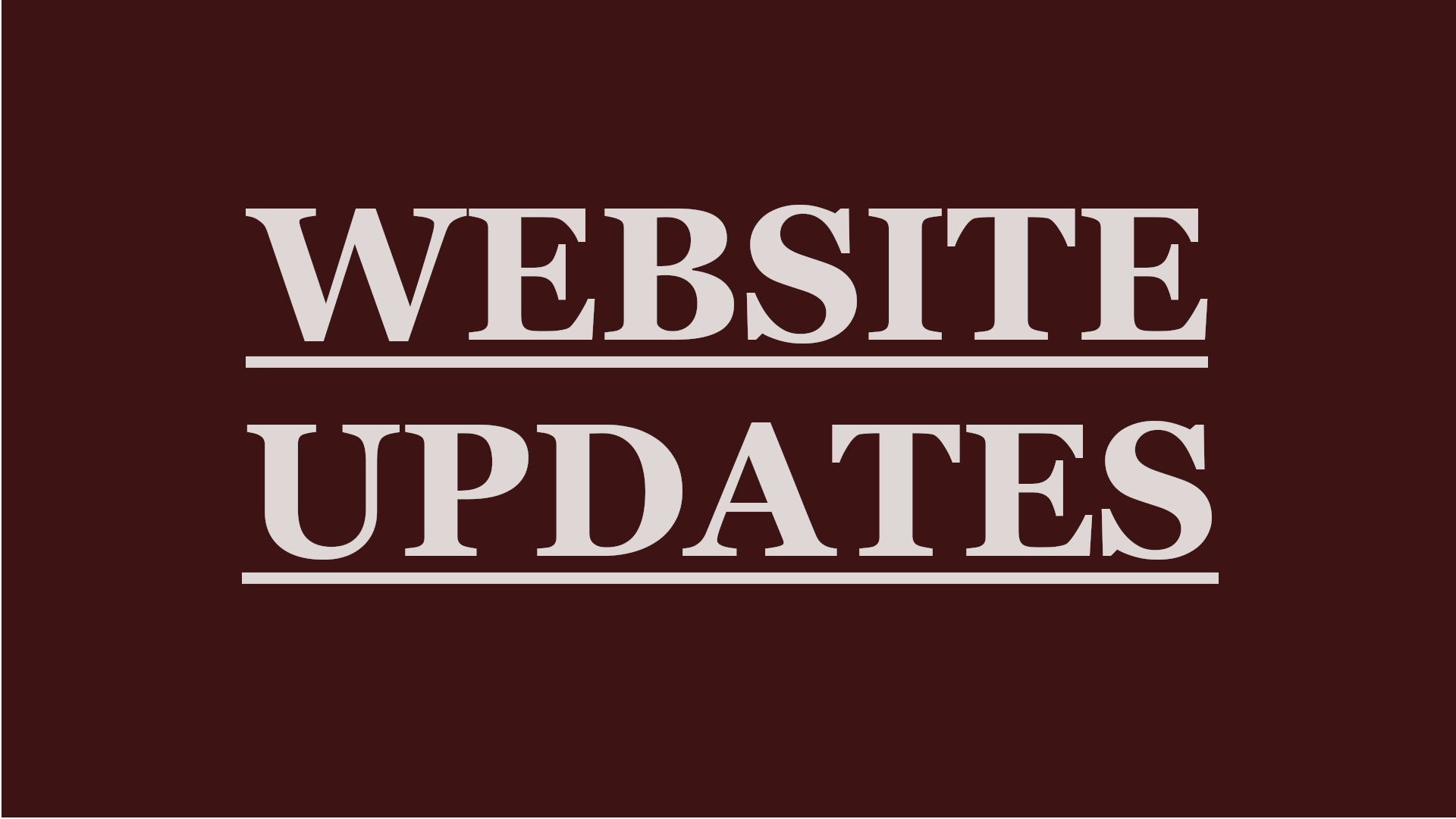 Website upgrade project