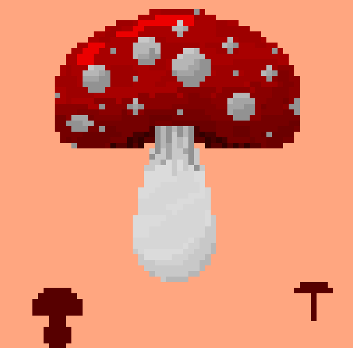 pixelart mushroom