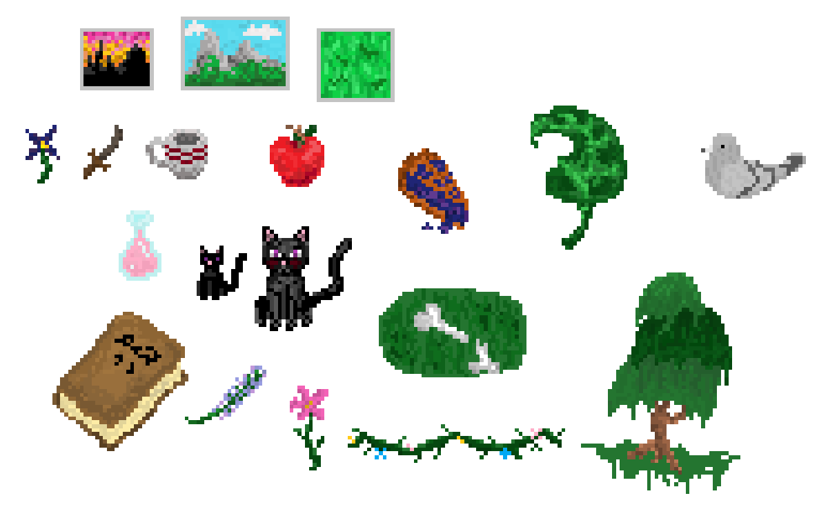 Assortment of pixelart