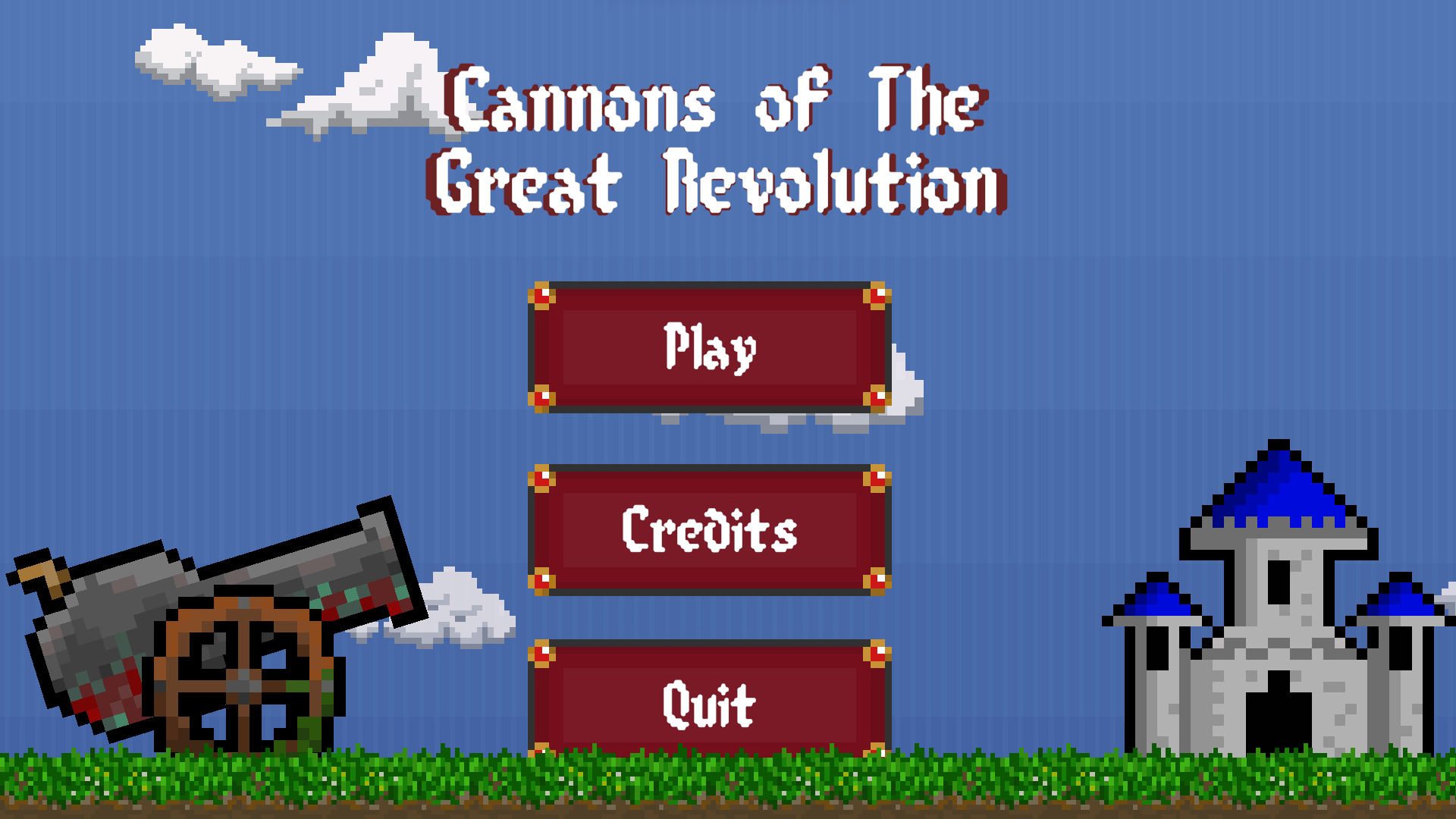 Screenshot of the title screen